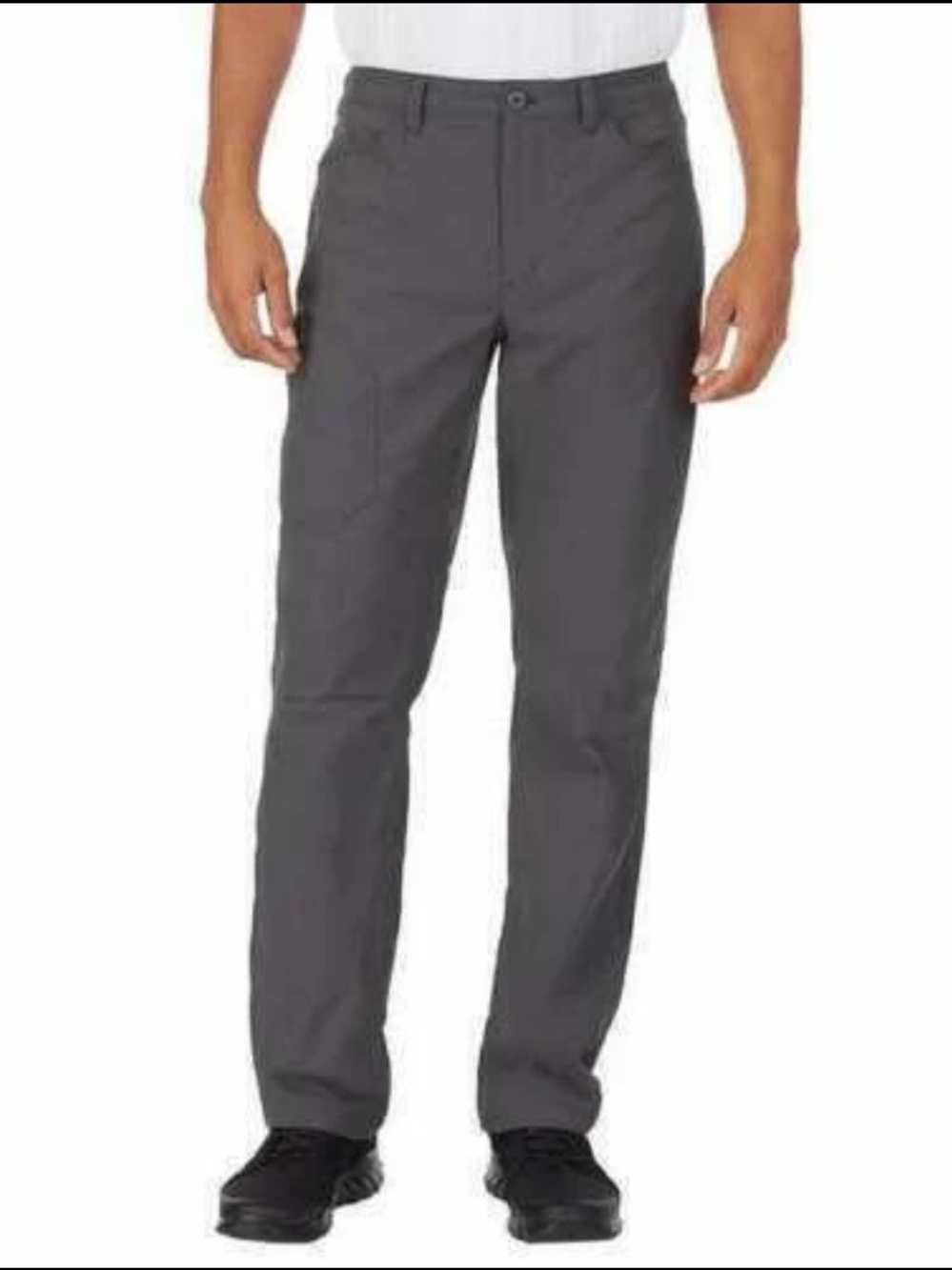EDDIE‎ BAUER MEN'S FLEECE LINED TECH Pants Classic Straight Leg Work Gray 38x34